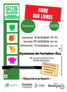 Image Foire aux livres de SOS Amitié Besançon (photo 1)