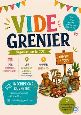Image VIDE GRENIER ONDRES (photo 1)