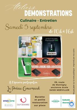 Image Ateliers découverte - culinaire et entretien (photo 1)