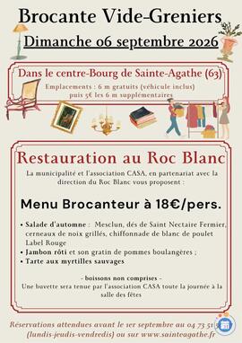 Image Brocante - Vide Grenier SAINTE AGATHE (photo 1)