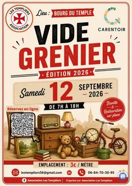 Image Vide-Grenier Le Temple en plein air – Samedi 12 septembre (photo 1)