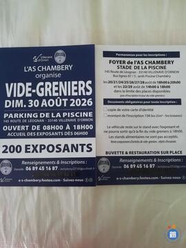 Image Vide grenier de l'AS CHAMBERY (photo 1)