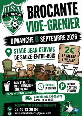 Image Vide grenier de L’USA Sauzeen (photo 1)