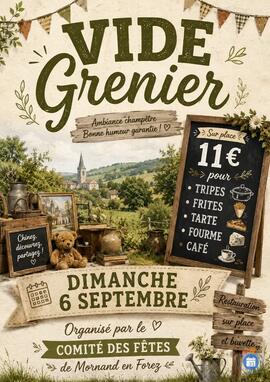Image Vide grenier mornand en forez (photo 1)