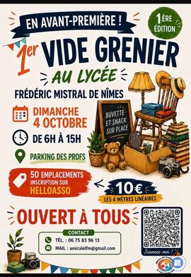 Image 1er Vide-Grenier du lycée Mistral (photo 1)