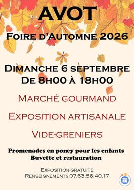 Image Foire d'automne 2026 (photo 1)