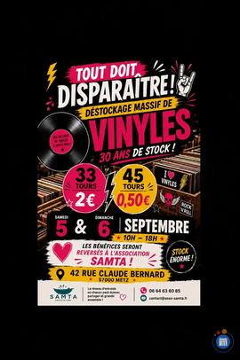 Image DESTOCKAGE MASSIF DE VINYLES à petits prix (photo 1)