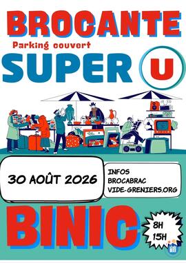 Image Brocante mensuelle parking couvert super U Binic (photo 1)