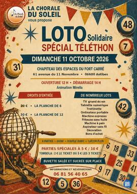 Image Loto solidaire de la Chorale du Soleil (photo 1)