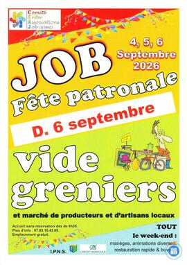 Image Vide Grenier JOB (photo 1)