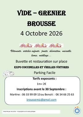 Image Vide grenier de Brousse et exposition vieilles voitures (photo 1)