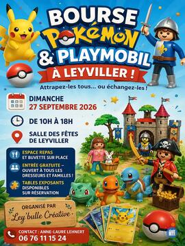Image Bourses Pokemon & Playmobil (photo 1)