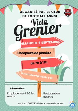 Image Vide grenier organisé par le club de football (photo 1)