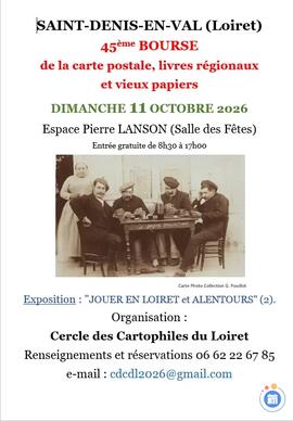 Image 45ème bourse aux cartes postales, livres régionaux et vieux papiers (photo 1)