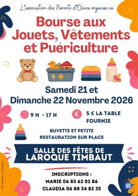 Image Bourse aux jouets vêtements et puériculture (photo 1)