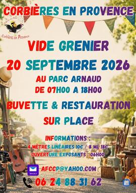 Image VIDE GRENIER CORBIERES EN PROVENCE (photo 1)