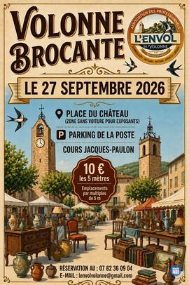 Image Volonne brocante 27 septembre 2026 (photo 1)
