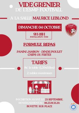 Image VIDE GRENIER ESMP FOOTBALL (photo 1)