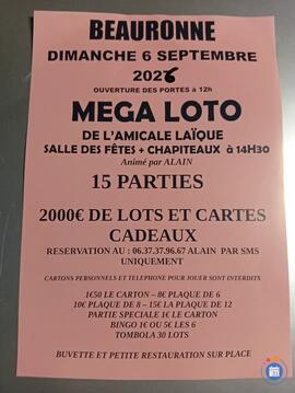Image Loto de la rentrée (photo 1)
