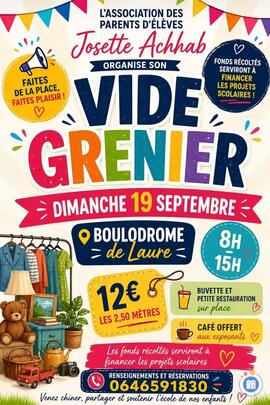 Image Vide grenier école J ACHHAB (photo 1)