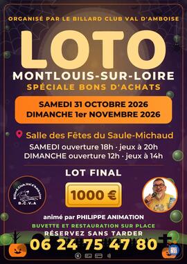 Image SUPER LOTO BILLARD VAL AMBOISE ANIME PAR PHILIPPE ANIMATION (photo 1)