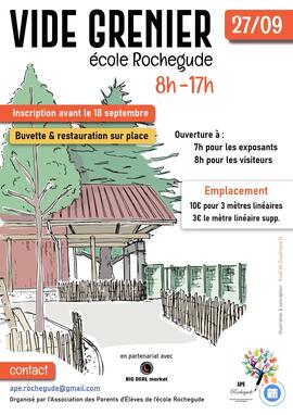 Image Vide grenier de l'APE de l'école Rochegude (photo 1)