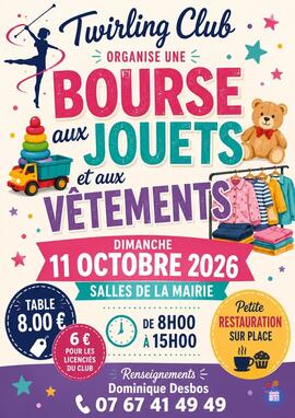 Image bourse aux jouets et aux vêtement du twirling de livron (photo 1)