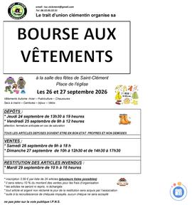 Image BOURSE AUX VETEMENTS AUTOMNE/HIVER (photo 1)