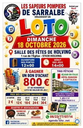 Image loto des sapeurs pompires de Sarralbe (photo 1)
