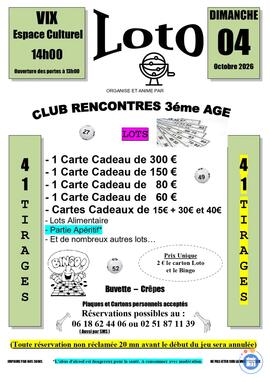 Image Loto du CLUB RENCONTRES 3éme AGE (photo 1)
