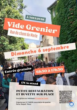 Image Vide Grenier de la rue du Chant du Merle (photo 1)