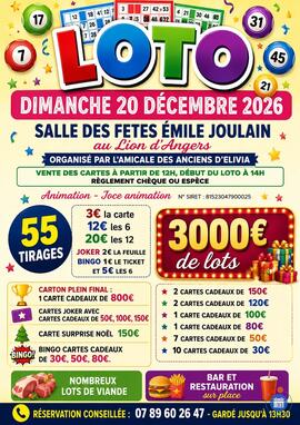 Image SUPER LOTO AMICALE DES ANCIENS D ELIVIA (photo 1)