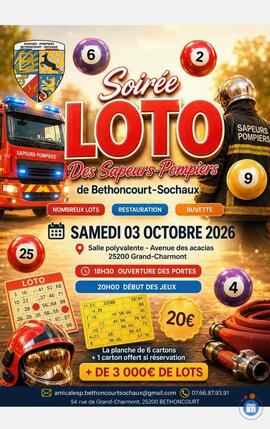 Image Loto des sapeurs-pompiers de Bethoncourt/Sochaux (photo 1)