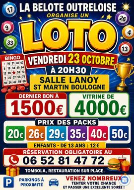 Image SUPER LOTO DE LA BELOTE OUTRELOISE (photo 1)