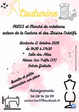 Image Puces et Marché de Créateurs autour de la Couture et des Loisirs Créatifs (photo 1)