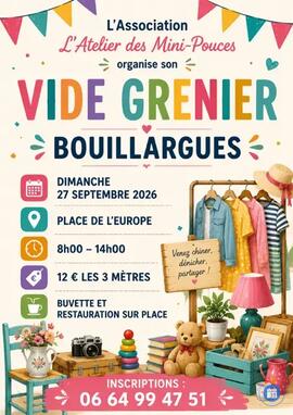 Image Vide grenier de l'association l'atelier des Mini-pouces (photo 1)