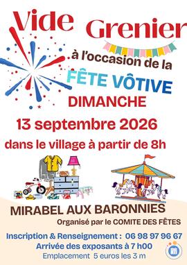 Image VIDE GRENIER FETE VOTIVE (photo 1)
