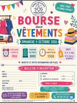 Image Bourses aux vêtements adultes /enfants (photo 1)