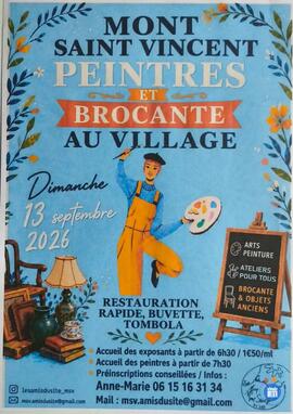 Image peintres et brocante au village (photo 1)