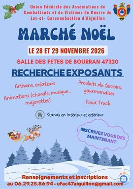 Image 1er Marché de Noël de l’UFAC 47 - section Aiguillon (photo 1)