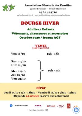 Image bourse aux vêtements enfants adultes HIVER (photo 1)