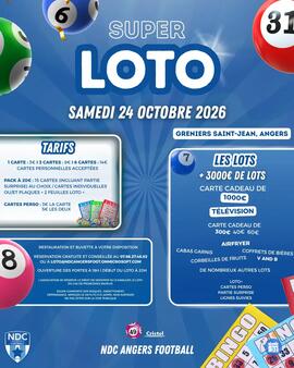 Image MÉGA LOTO / ASSOCIATION NDC ANGERS FOOTBALL/ ANIMATION 