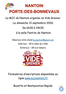 Image Vide Grenier MJC Nantoin (photo 1)