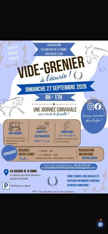 Image Vide Grenier du centre équestre des chevaux de la Combe (photo 1)