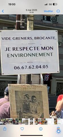 Image Vide greniers brocante rue des Pyrénées du numéro 23 au 89 métro Maraichers (photo 1)