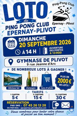 Image Loto du Ping Pong Club Epernay Plivot (photo 1)