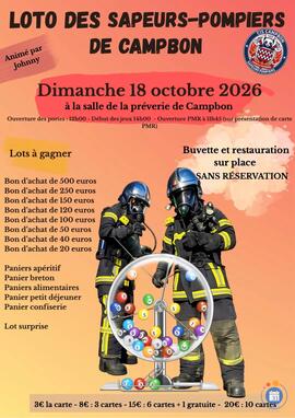 Image Loto de l'amicale des Sapeurs Pompiers de Campbon (photo 1)