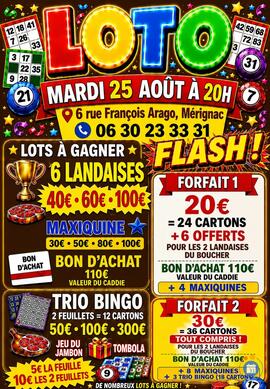 Image Loto forfait tout compris 36 cartons et les jeux (photo 1)