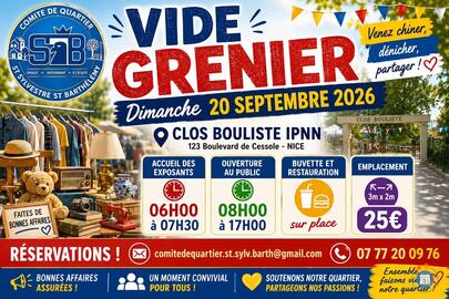 Image Vide Grenier du Comité de Quartier St Sylvestre St Barthélemy (photo 1)