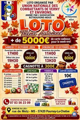 Image LOTO UNC de VERNY ET ENVIRONS (photo 1)